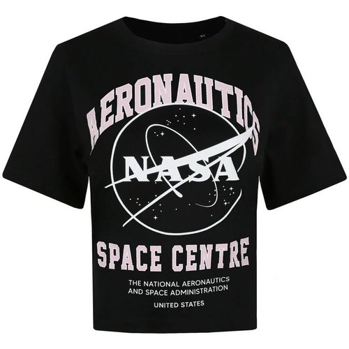 Vêtements Femme T-shirts manches longues Nasa Space Centre Noir