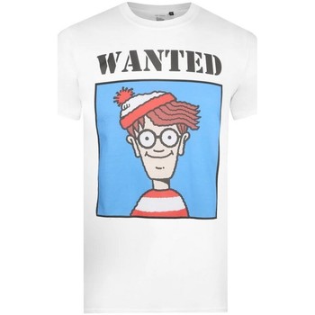Vêtements Homme T-shirts manches longues Wheres Wally? TV1269 Blanc