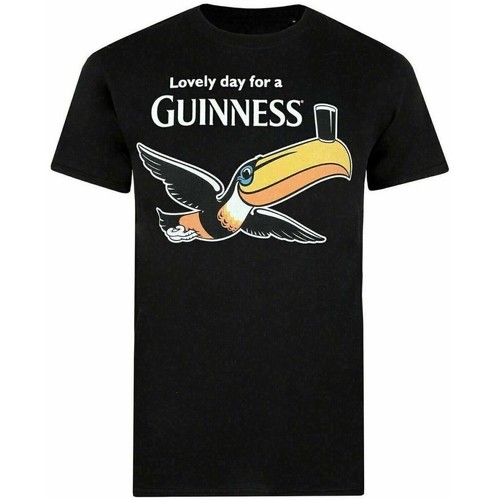 Vêtements Homme T-shirts manches longues Guinness TV1271 Noir