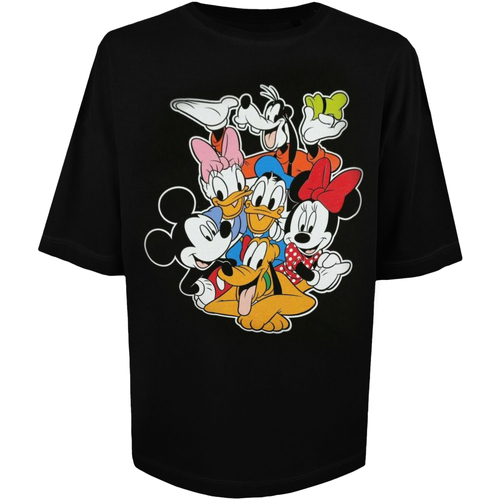 Vêtements Femme T-shirts manches longues Disney Group Hug Noir