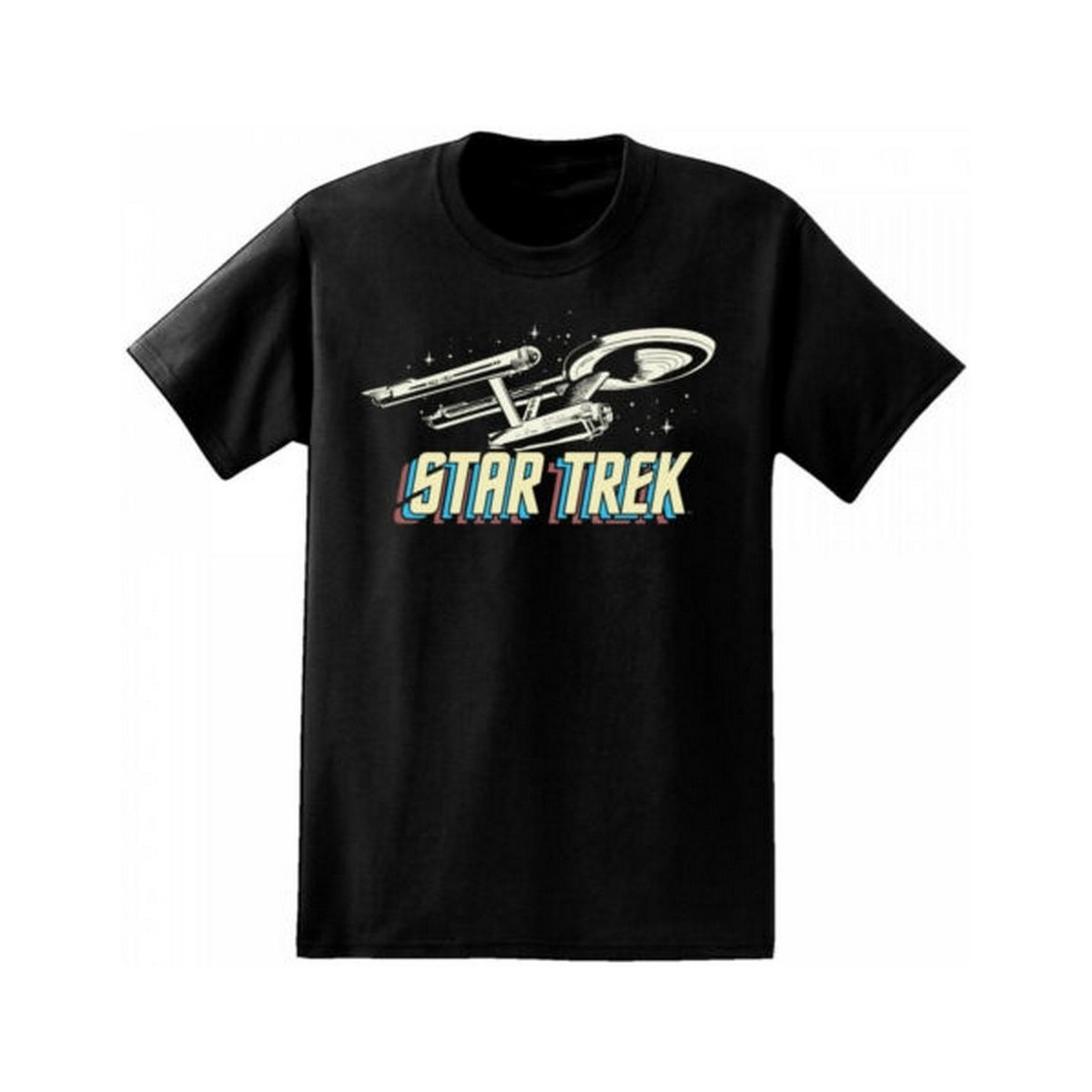 Vêtements Homme T-shirts manches longues Star Trek TV1395 Noir