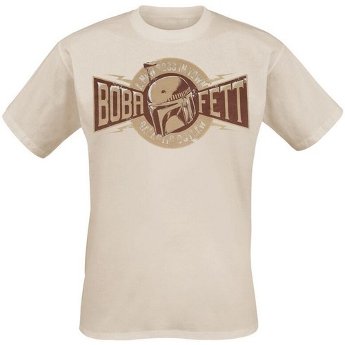 Vêshoulders Homme T-shirts manches longues Star Wars: The Book Of Boba Fett  Beige