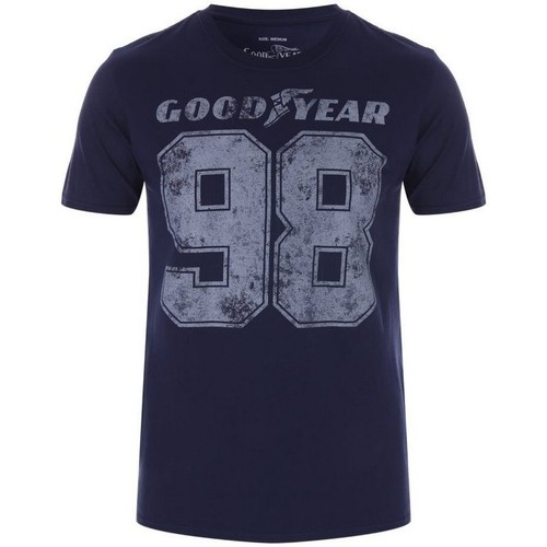 Vêtements Homme T-shirts manches longues Goodyear 98 Bleu