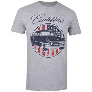 Vêtements Homme T-shirts manches longues Gm Motors Cadillac Gris