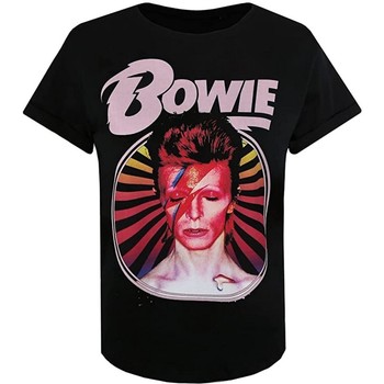 Vêtements Femme T-shirts manches longues David Bowie TV1443 Noir