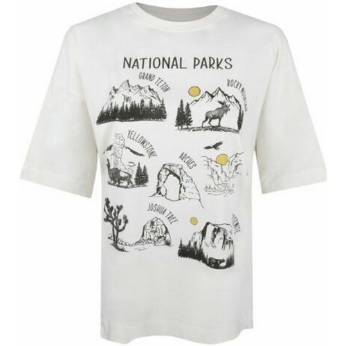 Vêtements Femme T-shirts manches longues National Parks All The Parks Blanc