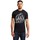 Vêtements Homme T-Shirt im Metallic-Look Rosa TV1454 Noir