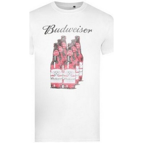 Budweiser Blanc - Vêtements T-shirts manches longues Homme 17,40 €