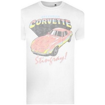 Vêtements Homme T-shirts manches longues Corvette Stingray Blanc