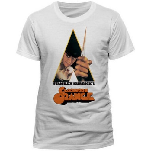 Vêtements Homme T-shirts manches longues Clockwork Orange Stanley Kubrick Blanc