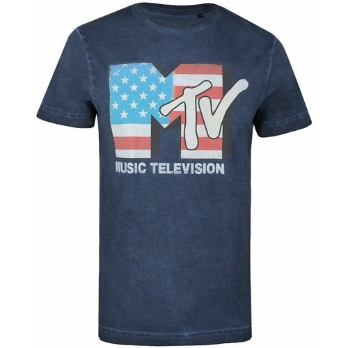 Vêtements Homme T-shirts manches longues Mtv Americana Bleu