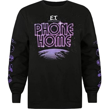 Vêtements Homme T-shirts manches longues E.t. The Extra-Terrestrial Phone Home Noir
