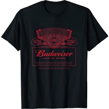 Vêtements Homme T-shirts manches longues Budweiser  Noir