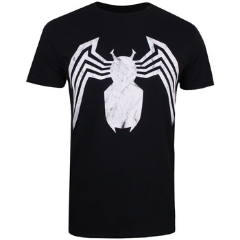 Vêtements Homme T-shirts manches longues Marvel Venom Emblem Noir