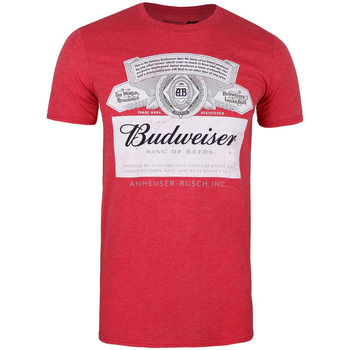 Vêtements Homme T-shirts manches longues Budweiser  Rouge