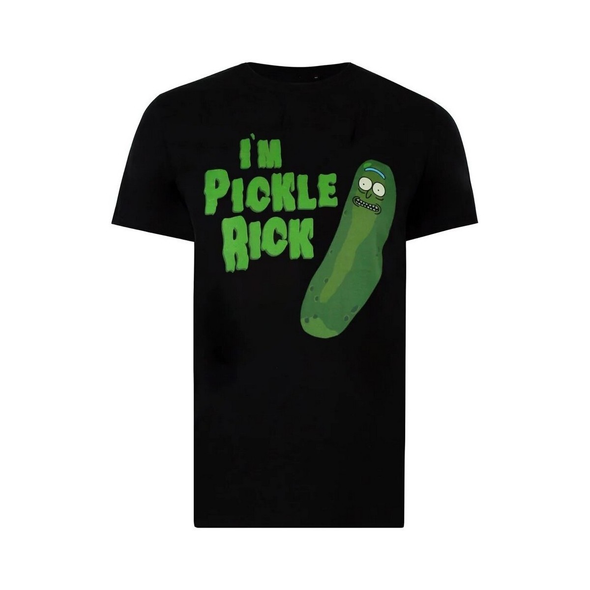 Vêtements Homme T-shirts manches longues Rick And Morty I’m Pickle Rick Noir