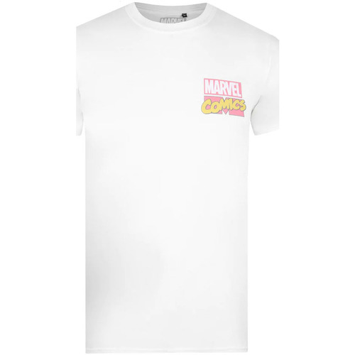 Vêtements Homme T-shirts manches longues Marvel Explode Blanc