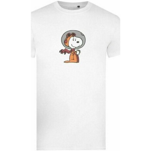 Vêtements Homme T-shirts manches longues Peanuts Space Blanc
