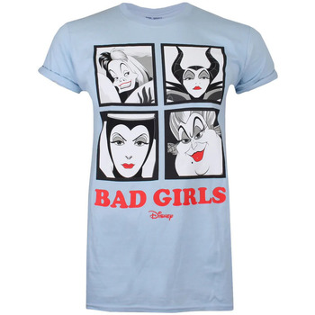 Vêtements Femme T-shirts manches longues Disney Bad Girls Bleu