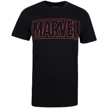 Vêtements Homme T-shirts manches longues Marvel TV294 Noir