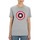 Vêtements Homme T-shirts manches longues Captain America TV298 Gris
