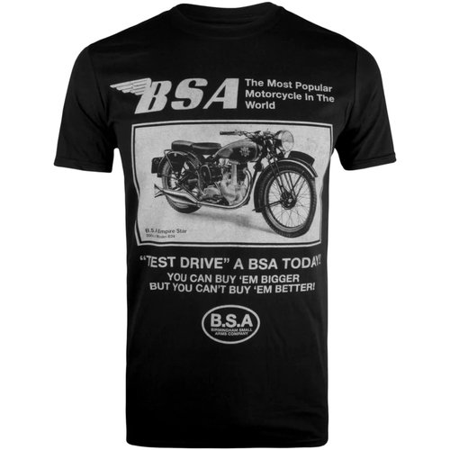 Vêtements Homme T-shirts manches longues Bsa Test Drive Noir