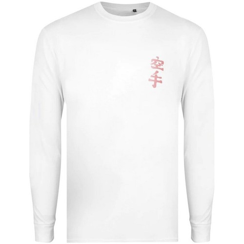 Vêtements Homme T-shirts manches longues Cobra Kai Miyagi Do Karate Blanc