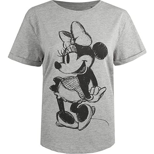Vêtements Femme T-shirts manches longues Disney TV326 Gris