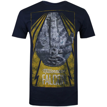 Vêtements Homme T-shirts manches longues Disney Millennium Falcon Bleu