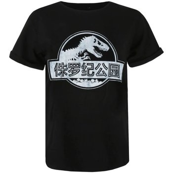 Vêtements Femme T-shirts manches longues Jurassic Park  Noir