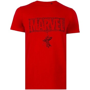 Vêtements Homme T-shirts manches longues Marvel  Rouge