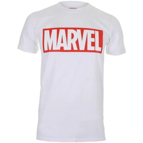 Vêtements Homme T-shirts manches longues Marvel TV409 Blanc