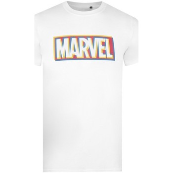 Vêtements Homme T-shirts manches longues Marvel TV428 Blanc