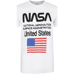 Vêtements Homme T-shirts manches longues Nasa Space Administration Blanc