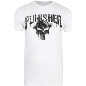 Vêtements Homme T-shirts manches longues The Punisher  Blanc