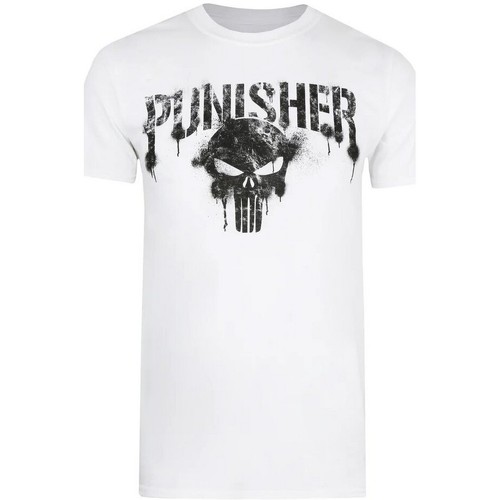 Vêtements Homme T-shirts manches longues The Punisher TV466 Blanc