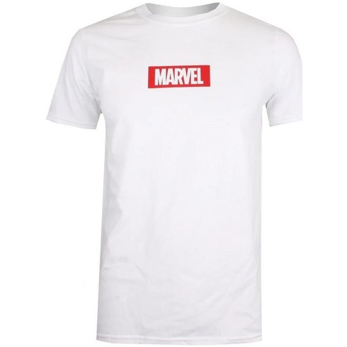 Vêtements Homme T-shirts manches longues Marvel  Blanc