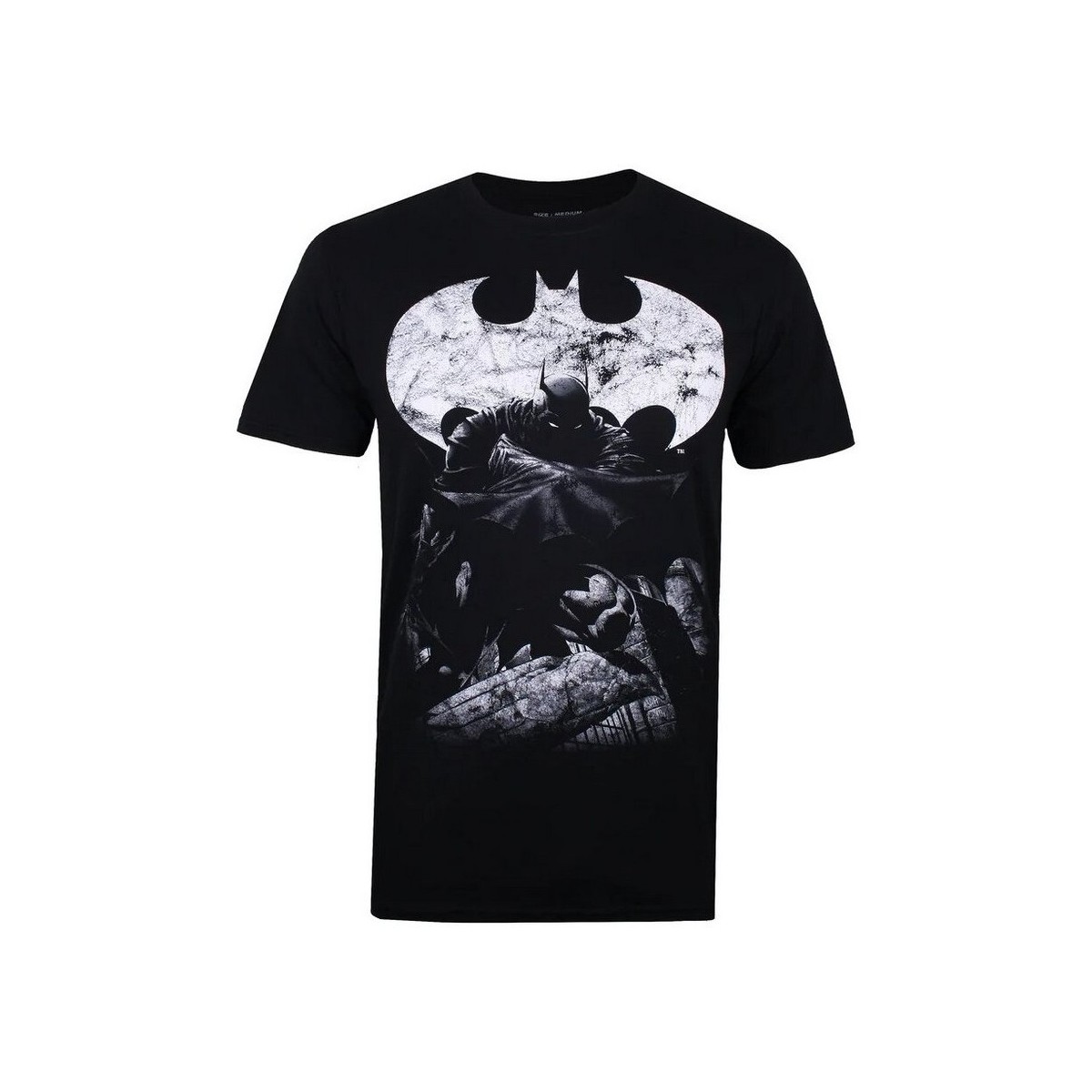 Vêtements Homme T-shirts manches longues Dessins Animés Dark Knight Noir
