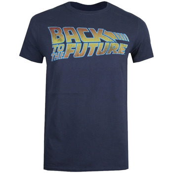 Vêtements Homme T-shirts manches longues Back To The Future  Bleu