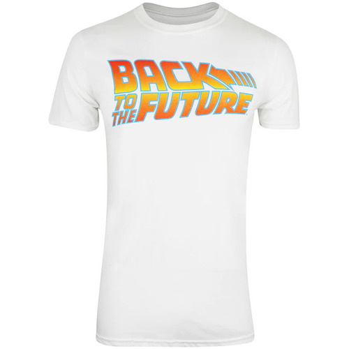 Vêtements Homme T-shirts manches longues Back To The Future TV494 Blanc