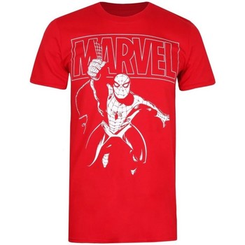 Vêtements Homme T-shirts manches longues Marvel TV538 Rouge