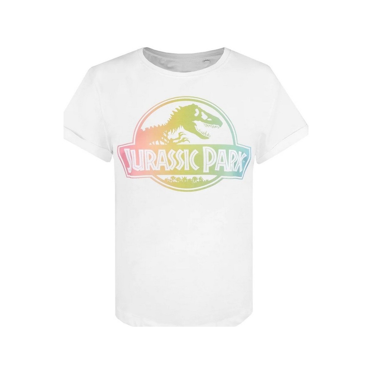 Vêtements Femme T-shirts manches longues Jurassic Park TV555 Blanc