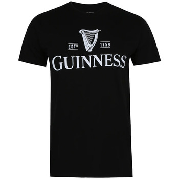 Vêtements Homme T-shirts manches longues Guinness  Noir
