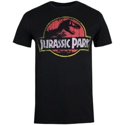 Vêtements Homme T-shirts manches longues Jurassic Park TV606 Noir