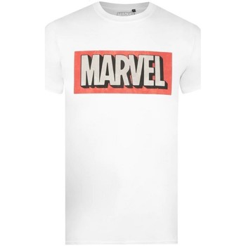 Vêtements Homme T-shirts manches longues Marvel  Blanc