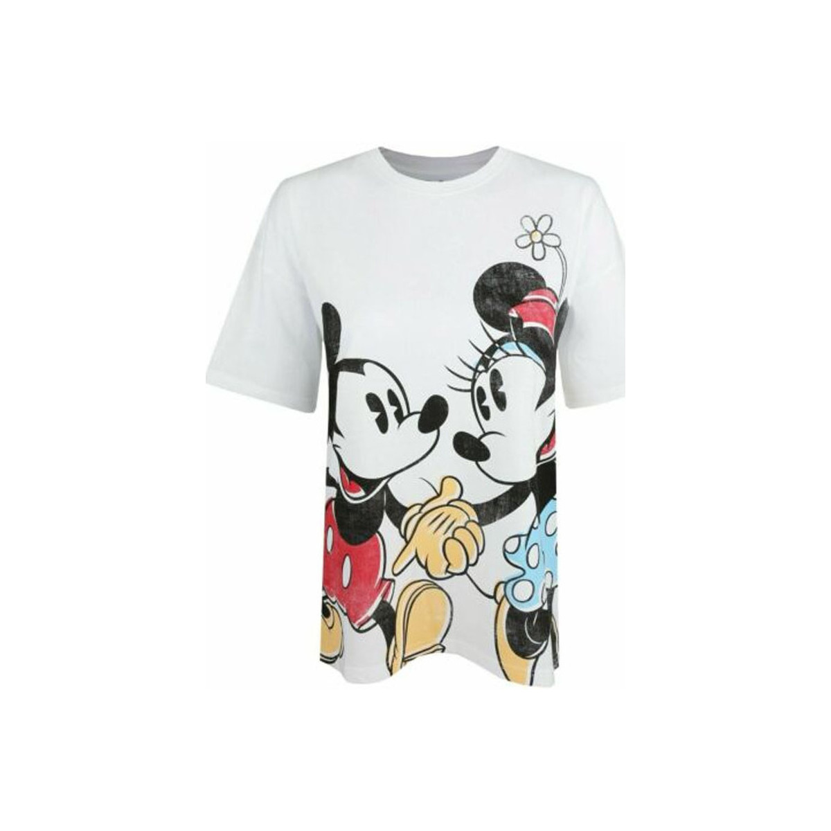 Vêtements Femme T-shirts manches longues Disney In Love Blanc
