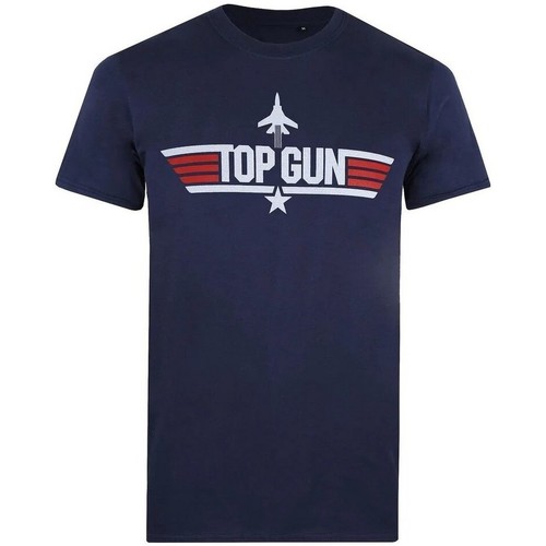 Vêtements Homme T-shirts manches longues Top Gun TV651 Bleu