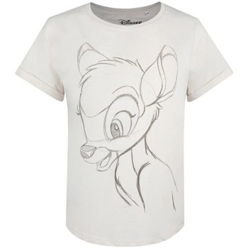 Vêtements Femme T-shirts manches longues Bambi  Blanc
