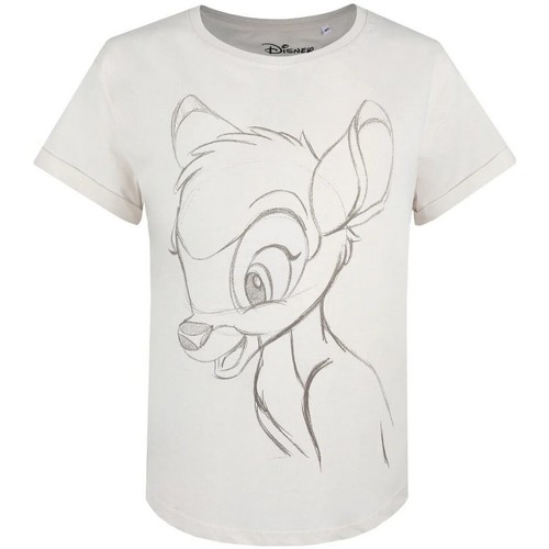 Vêtements Femme T-shirts manches longues Bambi TV653 Blanc