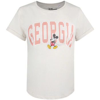 Vêtements Femme T-shirts manches longues Disney Georgia Blanc